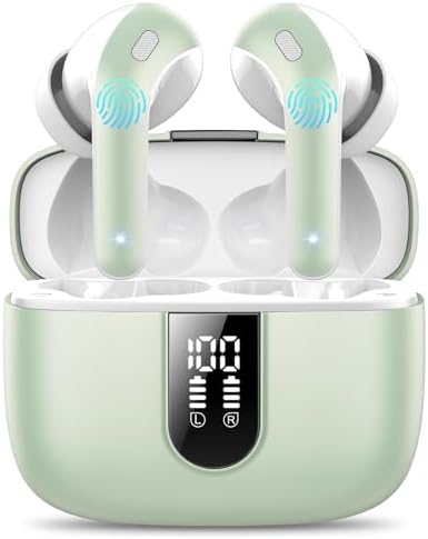 IKT Ear Buds Wireless Earbuds, 50Hrs Playtime Bluetooth Earphones...