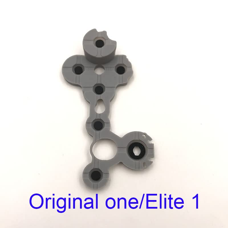 YANHAO [Parti di Videogiochi] 10pcs Gomma conduttiva for Xbox One/Pulsante Chiave Controller Sottile for Xbox Elite 2 Serie S/X Gamepad Contatto Cuscinetti in Gomma [Sostituire] (Color : One S)