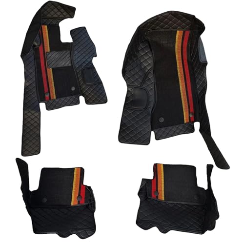 Tapis de sol antidérapants auto avec protection intégrale Camaro