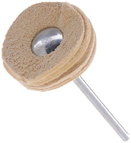 Preisvergleich Produktbild Proxxon Wildlederscheibe D 22 mm, 2 Stück, 28298