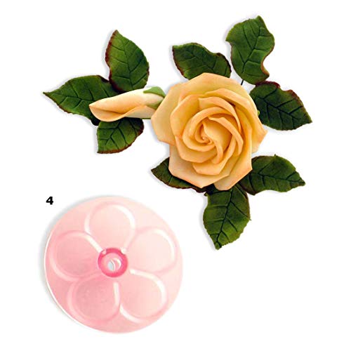 JEM Easy Rose Fondant Cutter, for Cake Decorating, 3.5-inch