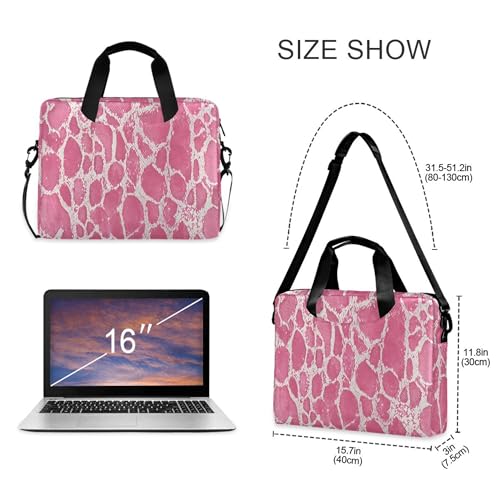 Funda para portátil ALAZA con estampado serpiente rosa 13-15.6" miniatura 4