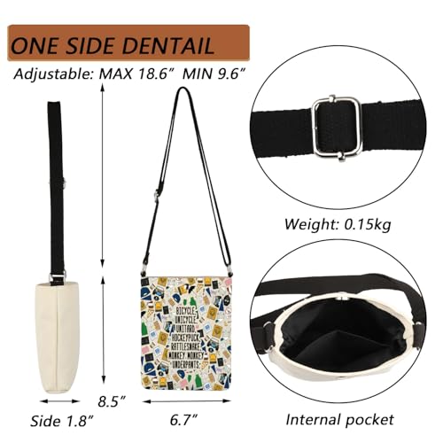 MBMSO Stars Hollow Crossbody Bag Gilm TV Show Gift for Lorelai Rory Fans Gift Luke's Diner Crossbody Purse Lukes Cafe Gift2