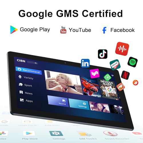 Image of Tablet Android 10 inch,32GB ROM, 2GB RAM, 512GB Expandable,Quad-Core Processor,1280 * 800 HD IPS,6000mAh Battery,Screen,Dual Camera, WiFi, 2MP + 8MP Dual Camera,Bluetooth, Tablet