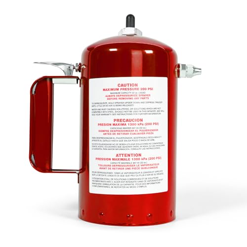Sure Shot A1000R 1 Quart Enameled Steel Sprayer, Red