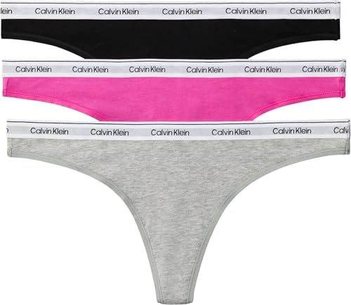 String Calvin Klein femme lot de 3 violet taille M anti-marques sous les vêtements