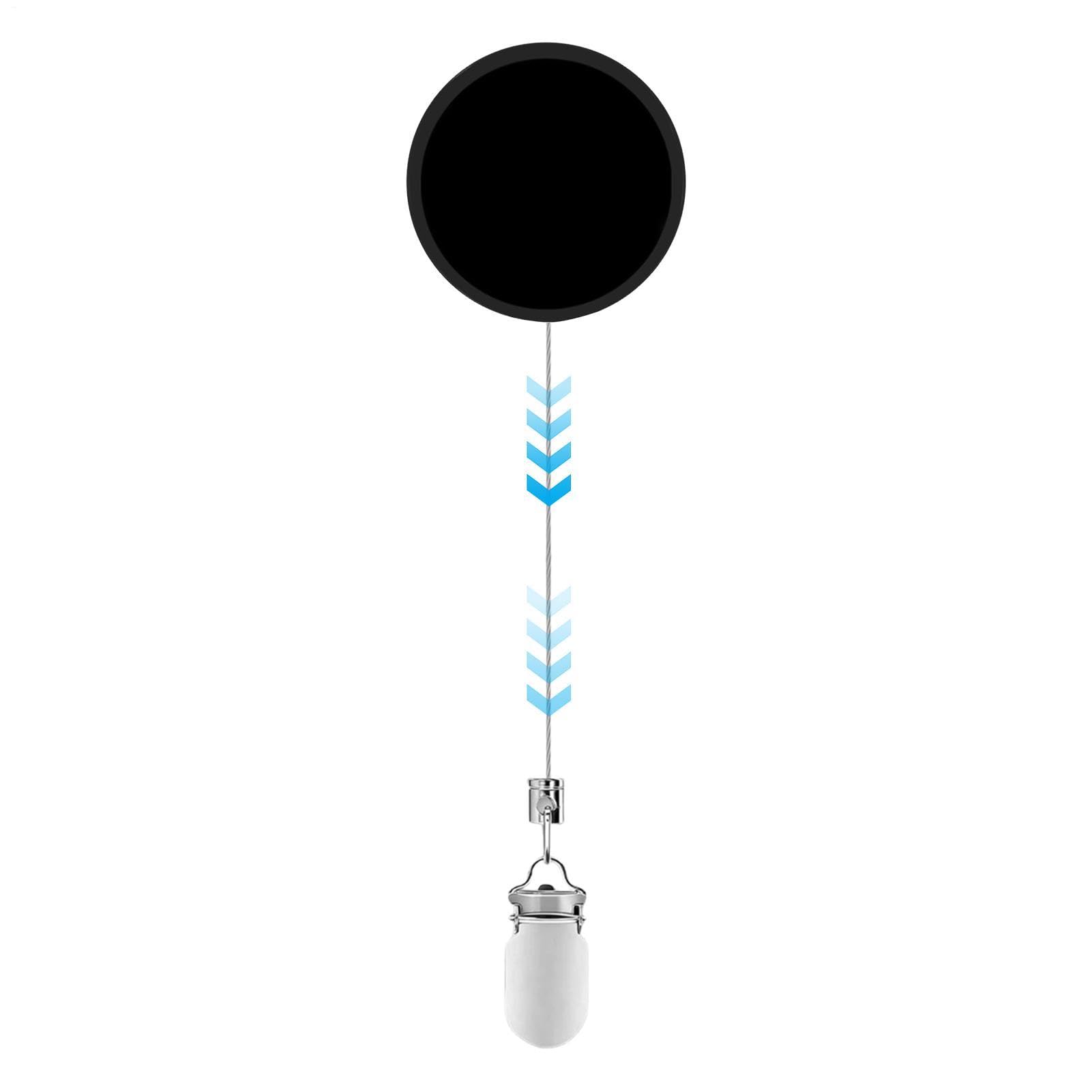 Ganci per asciugamani da parete, con corda retrattile da 60 cm, clip adesiva , gancio per asciugamani, per parete, cucina, bagno, porta, armadio, camera da , casa, camper