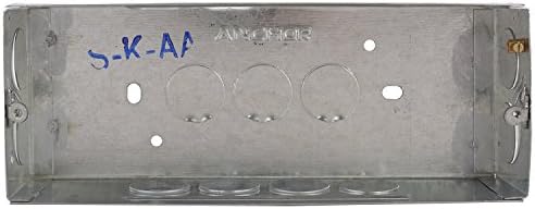 ANCHOR Roma 3 Module Metal GI Box (Standard Size, Silver),for adult ...
