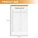 IOYSUT Softball/Baseball Lineup Cards,Team Sports Roster,180 Sets,16 Player Baseball Sheets,4 Part Carbonless,4.5 x 8in