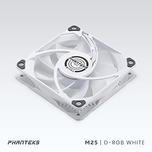 Image of Phanteks SK 120mm PWM Fan DRGB 3 Pack Case Fan /Cooler - White - PH-F120SK DRGB PWM WT01 3P