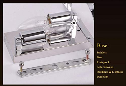 YUENSLIGHTING Crystal Wall Light with Crystal Balls Drops Decorative Chrome Modern Besides Wall Lamp Sconce 40W E14 2 Lights for Home Sitting Bedroom Corridor Restaurant Hotel Living Dining Study Room