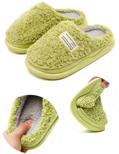 Image of Slippers for Women Men, Memory Foam Slippers for Women, Soft Thick Fuzzy Bedroom House Shoes Indoor Outdoor