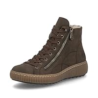 Rieker Damen Klassische Stiefeletten Z6610, Frauen Stiefeletten, lose Einlage,Kurzstiefel,uebergangsschuhe,uebergangsstiefel,braun (25),41 EU / 7.5 UK