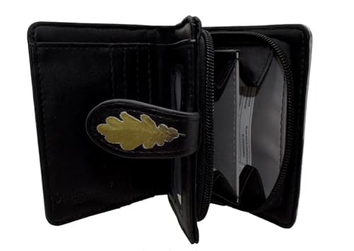 Shag Wear Owl Gathering Small Wallet for Women and Teen Girls Vegan Faux Leather Black 4.5"2