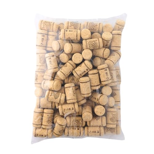 FastRack Bag of 100, #8 Straight Wine Corks for Wine Bottles | 1.73" x 0.87" (44 mm x 22 mm) Beige | Bottle Stoppers | Replacement Corks for Bottles – Reliable Fit and Consistent Seal