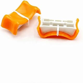 ezqnirk 10PCS 27 * 13 * 10.5mm Straight Sliding keycap Mixer Fader Cap Straight Sliding keycap DJ disc Player knob Inner Hole 4mm,Orange