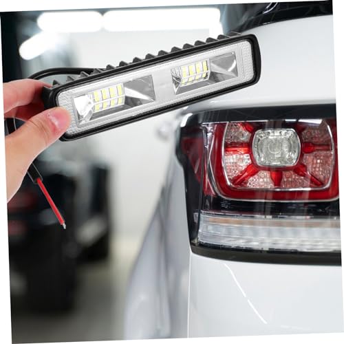 Barra de luces LED para coche Hemobllo, luz de trabajo recargable para techo y conducción de 4 juegos 7