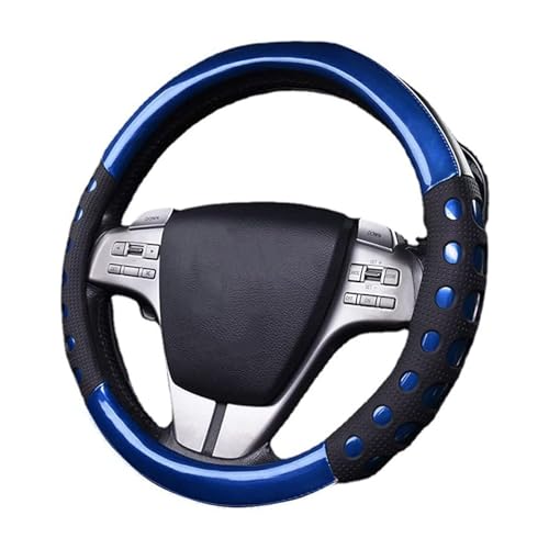 Image of NIKAVI Fashion Steering Wheel Cover (Medium-D)(38cm) Blue