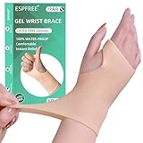 espfree Waterproof Compression Carpal Tunnel Wrist Brace, Highly Elastic Wrist Support for Women and Men, Sports Protection, Tendonitis Pain Relief, Arthritis - Fits Right and Left Hand