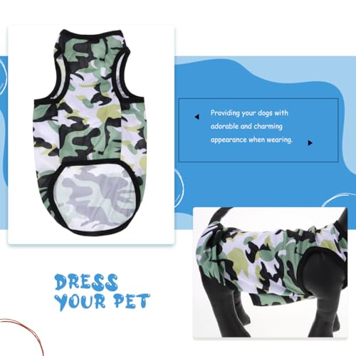 Chaleco de camuflaje para cachorro 3 piezas para perro talla L miniatura 5