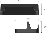 Vista 6 de Base de soporte para válvula de vapor 2021 base de vapor con almohadilla de silicona antideslizante negro