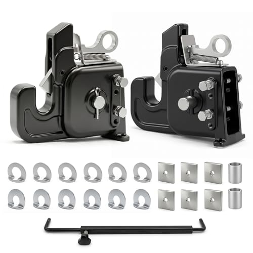 2026 Upgraded Cat 1 & Cat 2 Tractors Easy Change Quick Hitch Fits 3-point Systems Hitch Adjustable Design Fast Attach & Detach Includes Bushings Cat 1 & Cat 2 Lynch Pin Washers and Stabilizer Bar