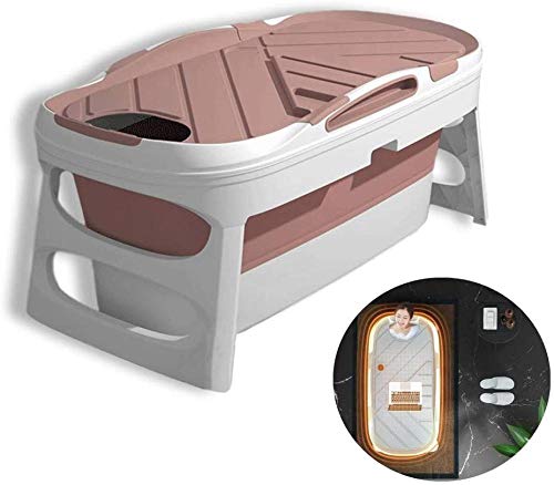 Faltbare Badewanne, PP-Material, große Kapazität, tragbare Badewanne, Spa, verbesserte Halterung, stabil und langlebig, mit