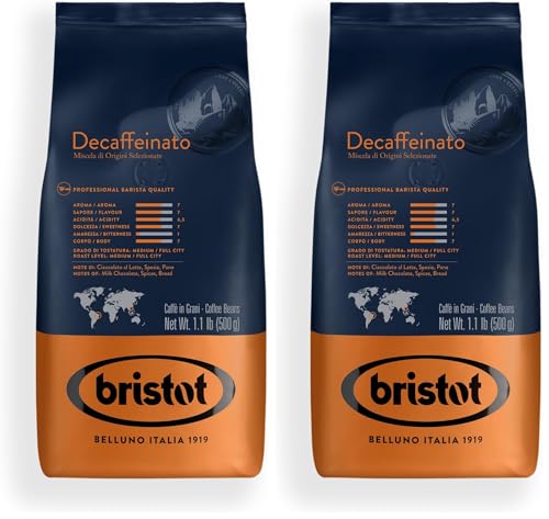 Bristot Decaf Italian Coffee Beans