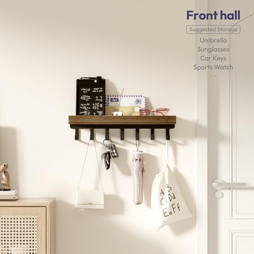 SWTYMIKI Key Holder for Wall - Key Hooks with 7 Hooks, Key Hangers Home Decor Key Rack Mail Organizer, Wall Mounted Key Holder for Hallway, Entryway, Bedroom, Mudroom, Office - Cosy Home Interiors SWTYMIKI Key Holder for Wall - Key Hooks with 7 Hooks, Key Hangers Home Decor Key Rack Mail Organizer, Wall Mounted Key Holder for Hallway, Entryway, Bedroom, Mudroom, Office - Image 8