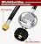 CALPOSE 12FT Propane Hose with Regulator, Universal Gas Grill Regulator and Hose for Blackstone 28''/36'' Griddle, Weber Grill, Propane Fire Pit and More, 3/8" Female Flare for Most LP Gas Gril