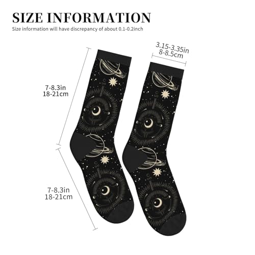Image of MOLIAN Athletic Crew Cushion Socks Unisex Breathable Mid-Calf Socks for Running Workout