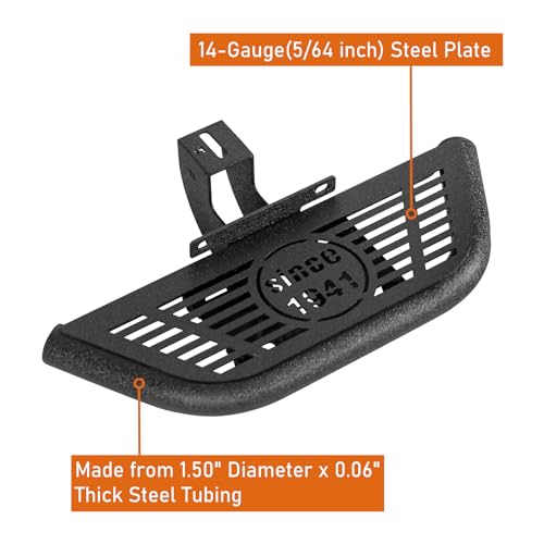 Estribos laterales para Jeep Wrangler JL 4 puertas miniatura 5