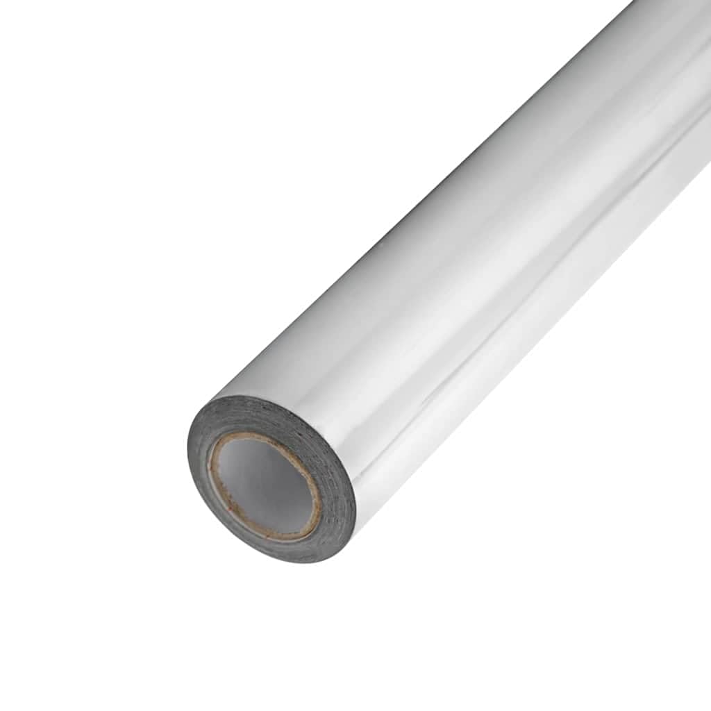 Selbstklebende Spiegel-Folie 90 x 200 cm 2 Stück Silber PET Fensterfolie Sichtschutzfolie für Büro, Badezimmer, Schlafzimmer, Blickdicht, hitzeschutz, UV Schutz, modern, zuschneidbar