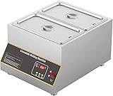 ZYJIX Schokoladentemperiermaschine, automatische Steuerung, elektrischer Schmelzgerät für Schokoladengeschäfte, Zuhause, Bäckereien, ideal für Restaurants und Hotels