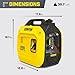 Champion Power Equipment 2500-Watt Ultralight Portable Inverter Generator with Quiet Technology and CO Shield