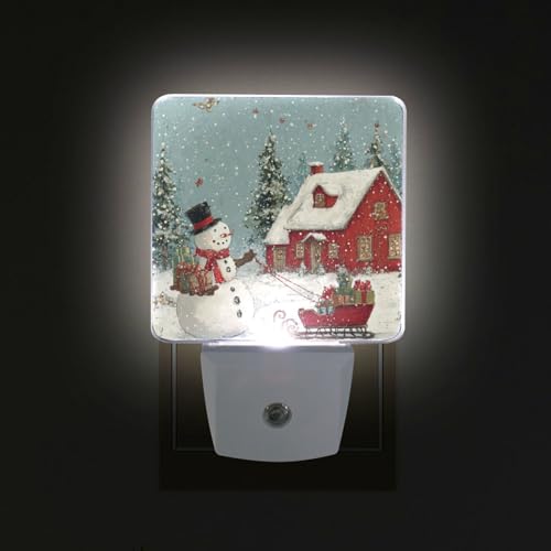 Lámpara de Noche LED Aslsiy Sensor Crepúsculo 2 Pzas miniatura 3