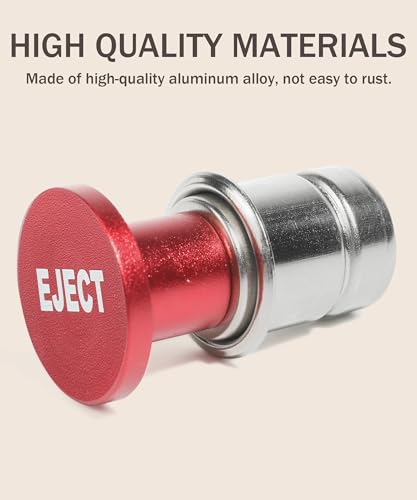Image of bylikeho Car Cigarette Lighter,Cigarette Lighter Plug,Car Accessories Car Cigarette Lighter,12V Anodized Aluminum Cigarette Lighter Plug for Most Car Truck Boat (Eject), 1474DYQ001