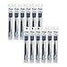 Pentel Refill Ink for EnerGel RTX Retractable Liquid Gel Pen, 12 Pack, 0.7mm, Medium Line, Navy Blue (LR7-CA)