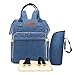 ANKÖMMLING Zaino Mamma neonato Fasciatoio Bambino impermeabile Borsa Nappy Stoffa Oxford Grande capacità 55L con Materassino fasciatoio, 3 tasche isolanti bottiglia per Viaggiare mamma papà