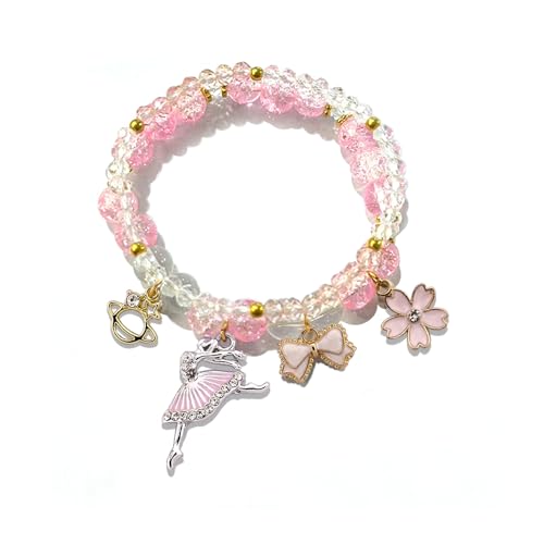 Ballerina Bracelet Dance Recital Bracelet Ballerina Blue Bracelet Cute Ballerina Dance Beaded Bracelet Ballerina Friendship Bracelets Ballerina Party Jewellery