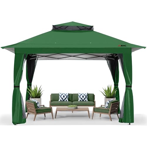 ABCCANOPY 13x13 Pop Up Gazebo, Outdoor Canopy Tent, Instant Screened