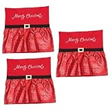 Photo Gallery ciieeo 3 pz fodera per sedia da elfo decorazioni per la casa coprisedia decorativo sedie ufficio sedie da ufficio rivestimento dello schienale della sedia forniture natalizie stoffa rosso Photo Gallery ciieeo 3 pz fodera per sedia da elfo decorazioni per la casa coprisedia decorativo sedie ufficio sedie da ufficio rivestimento dello schienale della sedia forniture natalizie stoffa rosso