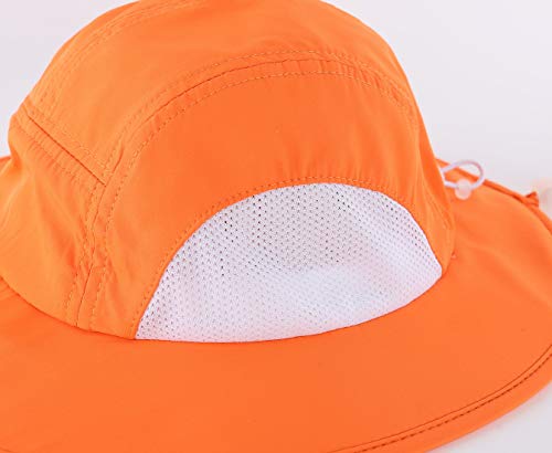 Home Prefer Kids Toddlers UPF50+ Wide Brim Sun Hat for Boy Girl UV Protection Beach Bucket Hat4