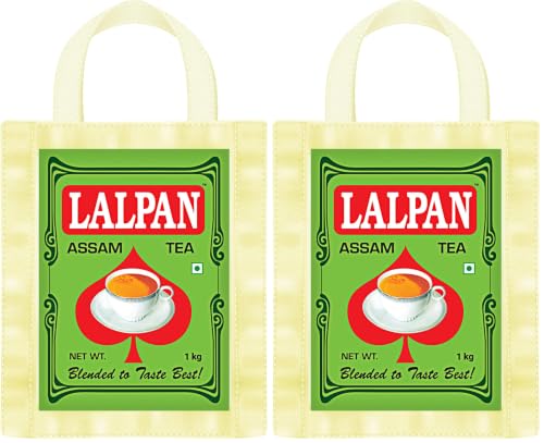 Image of Lalpan Tea 1 Kg | Chai Patti | Black CTC Loose Tea | Danedar Chaipatti 1Kg (Pack of 2)