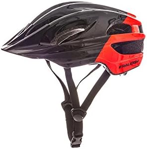 Raleigh - CSH1301 - K.O.M. Lightweight Adjustable Children's Mountain Bike Helmet Size 48-55cm in Black and Red