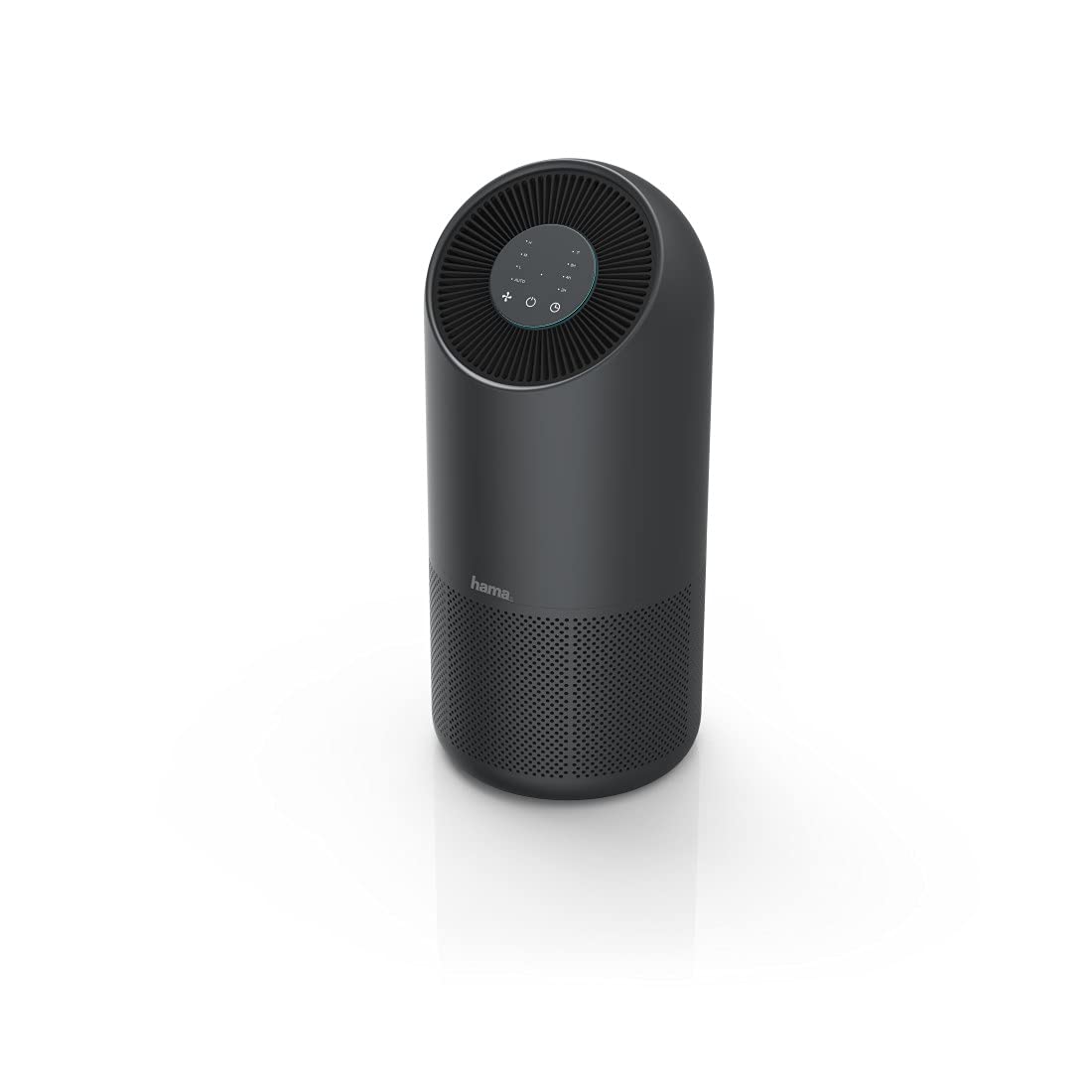 Purificador de aire HAMA negro que elimina virus y alérgenos de forma inteligente con Alexa