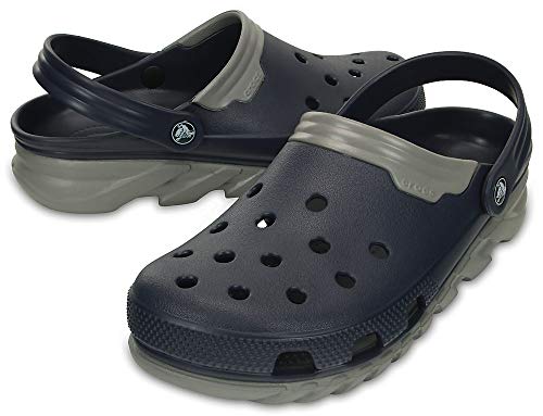 Image of crocs Unisex Duet Max Navy and Smoke Clogs and Mules - M6W8