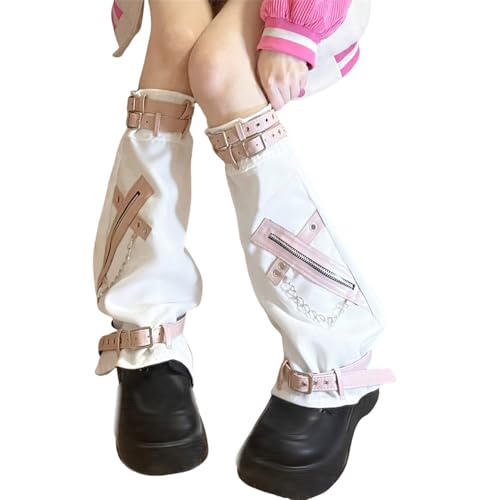 Image of Sup-Coente Gothic Flare Leg Warmers for Women Punk Goth Steampunk Y2k Emo Grunge