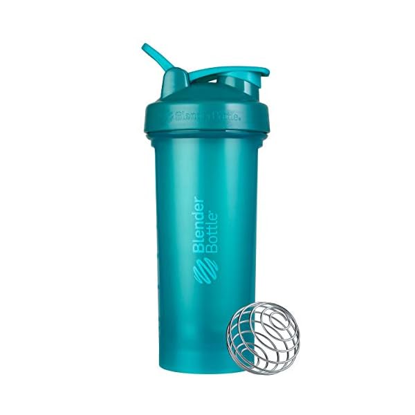 Blender Bottle Classic V2 Shaker-Flasche, perfekt für Protein-Shakes und Pre Workout, 794 ml, Blaugrün