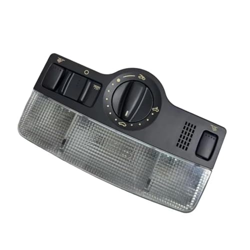 Interruptor de luz de lectura y luz de techo para VW Passat B5 Golf 4 Touran negro